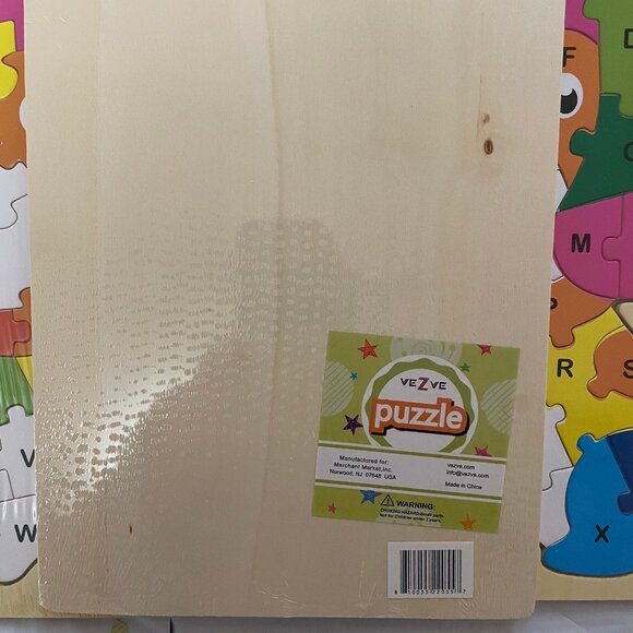 Lot of 5 New Sealed Wooden Puzzles Dog Alphabet Puzzle - Learning through playin - Picture 4 of 5